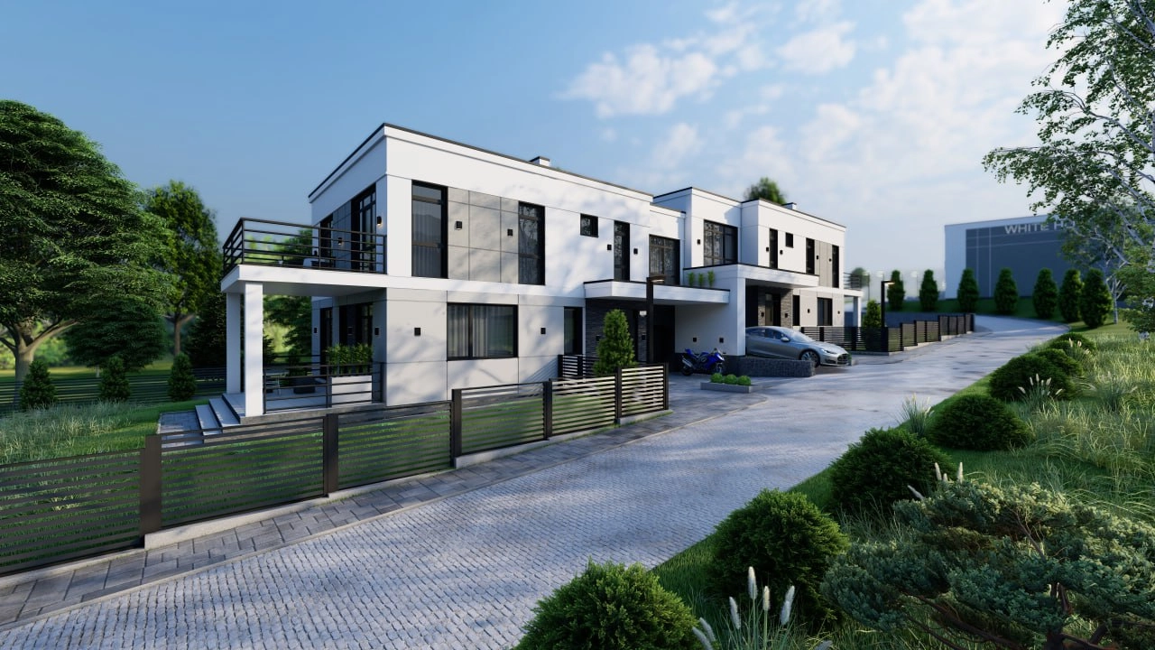 Котеджі White Village, вид на будинки